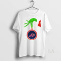 Original Grinch Hand Holding Atlanta Braves Christmas