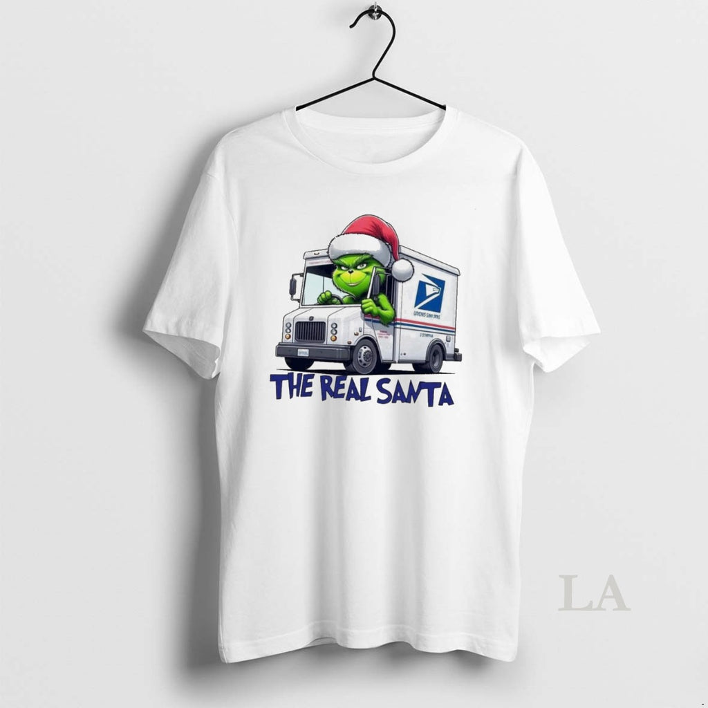 Original Grinch The Real Santa Christmas White