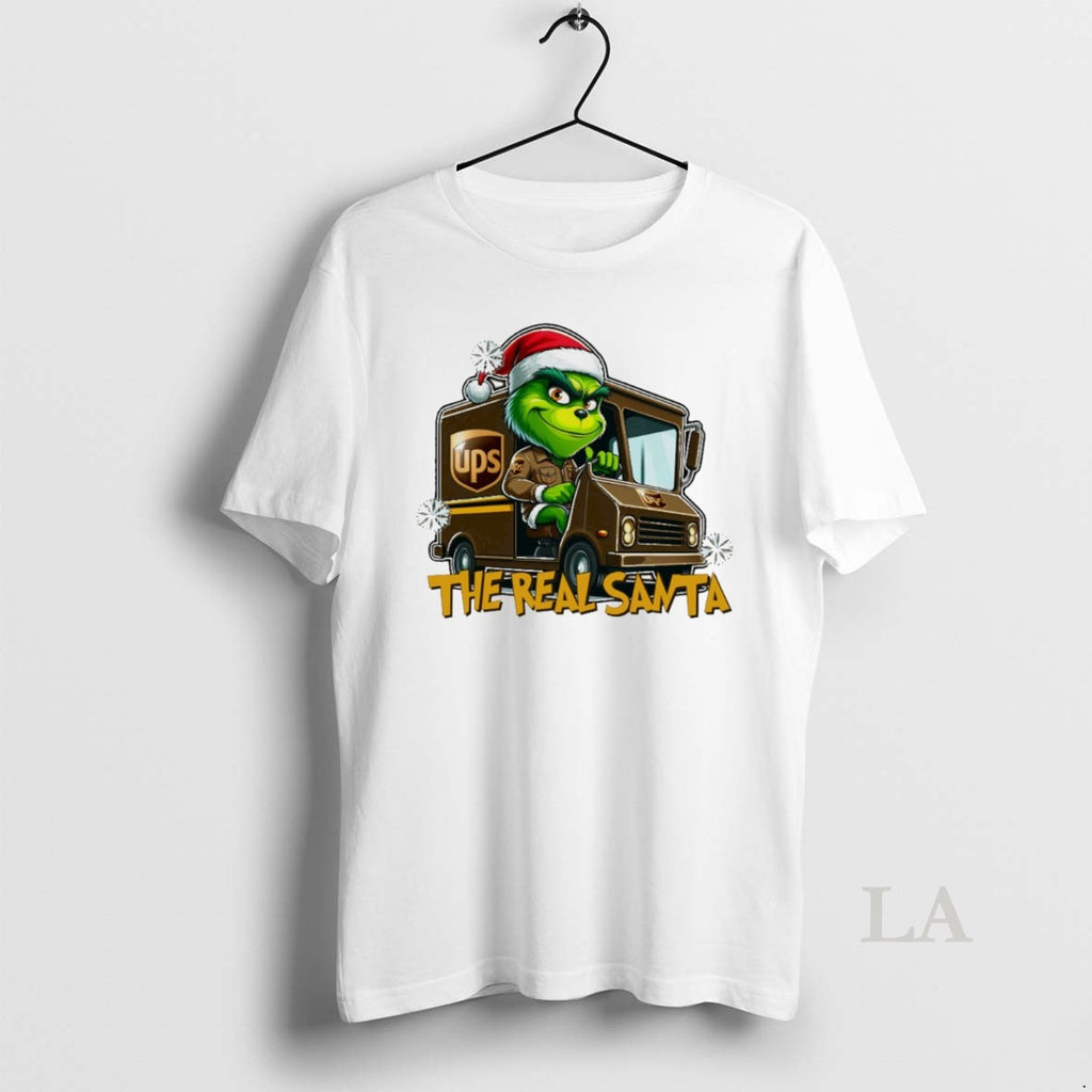 Original Grinch The Real Santa Ups White