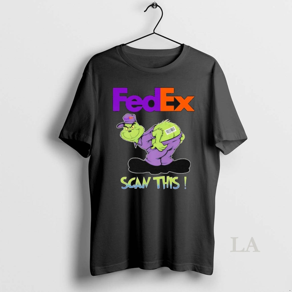 Original Grinch Vs Fedex Logo Scan This