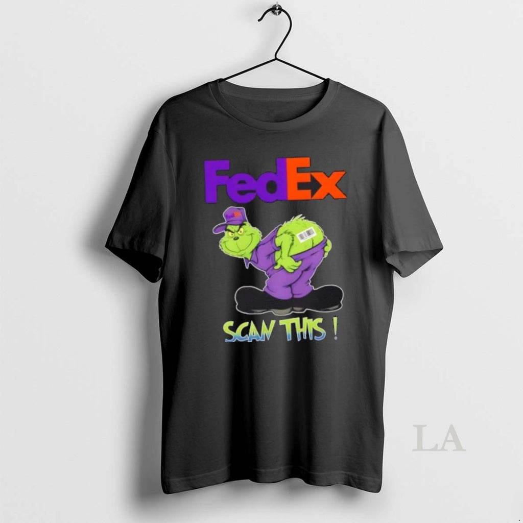 Original Grinch X Fedex Scan This Ass