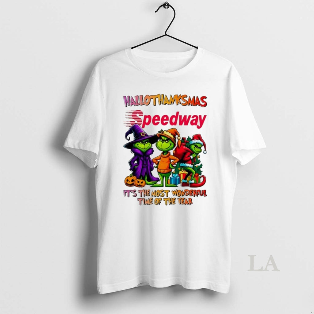 Original Grinch X Speedway Its The Most Wonderful Time Of The Year Happy Hallothanksmas