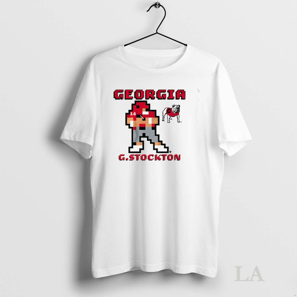 Original Gunner Stockton 8 Bit Retro Baller Georgia Bulldogs Football 2025