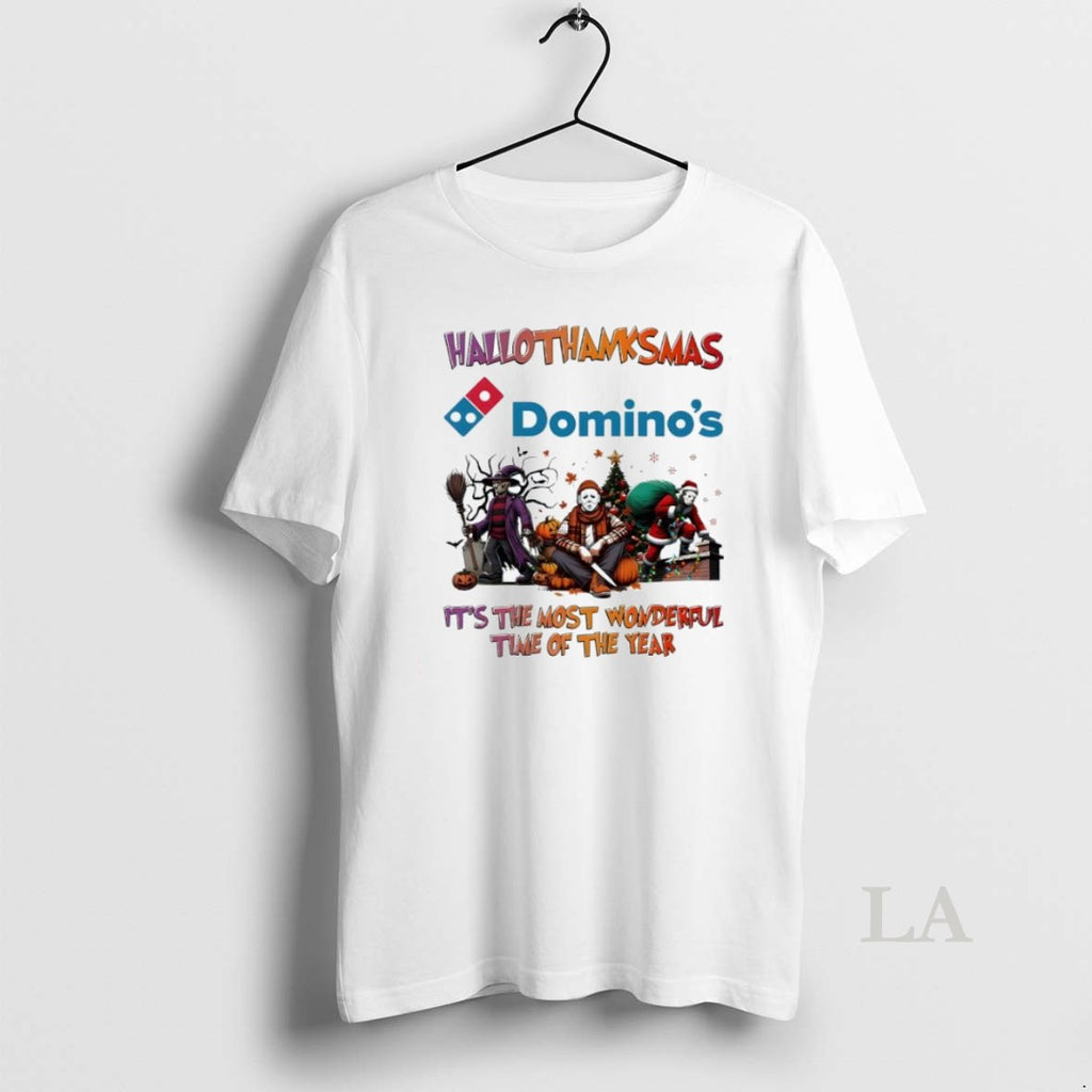 Original Hallothanksmas Characters Vs Dominos Pizza Logo Its The Most Wonderful Time Of The Year