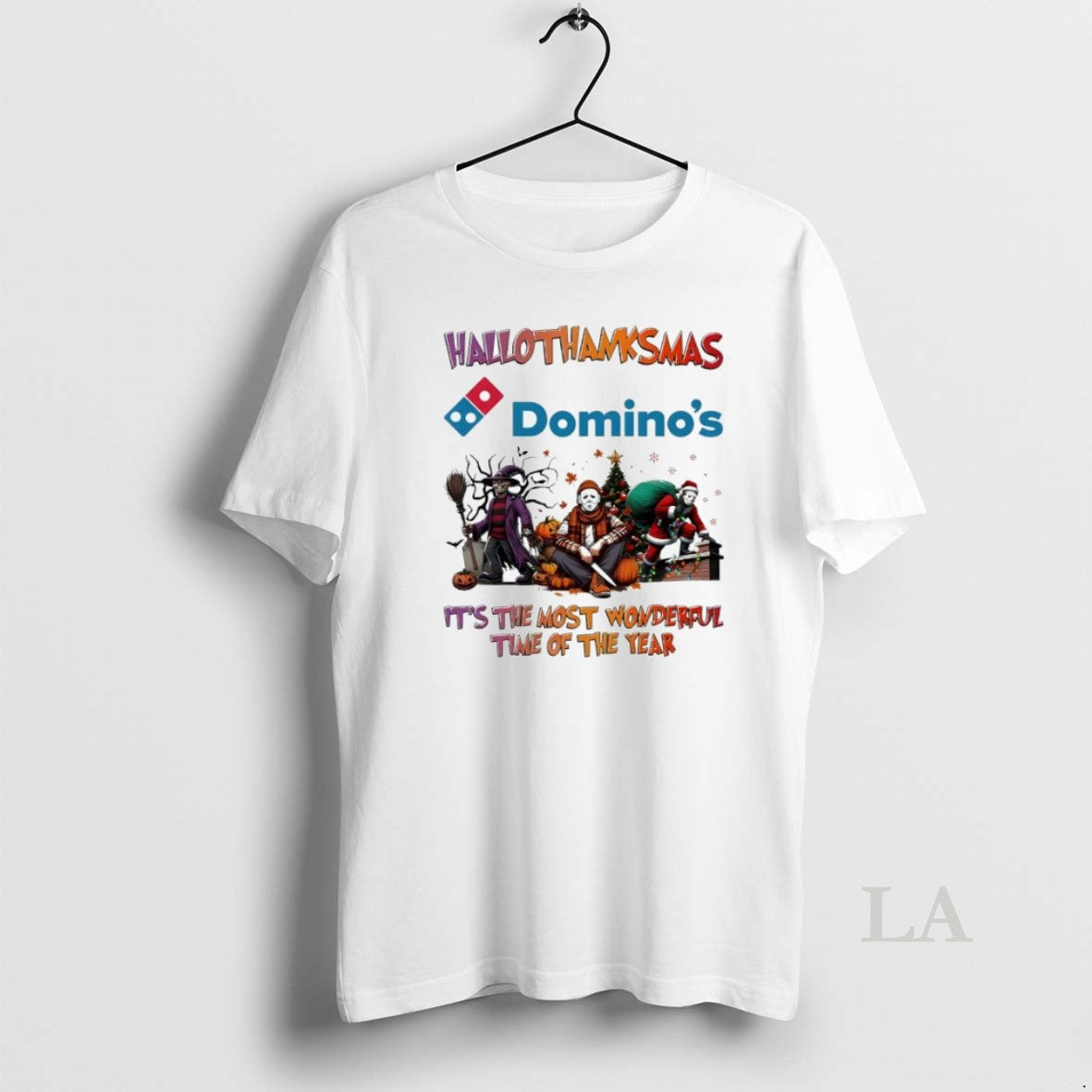 Original Hallothanksmas Characters Vs Dominos Pizza Logo Its The Most Wonderful Time Of The Year