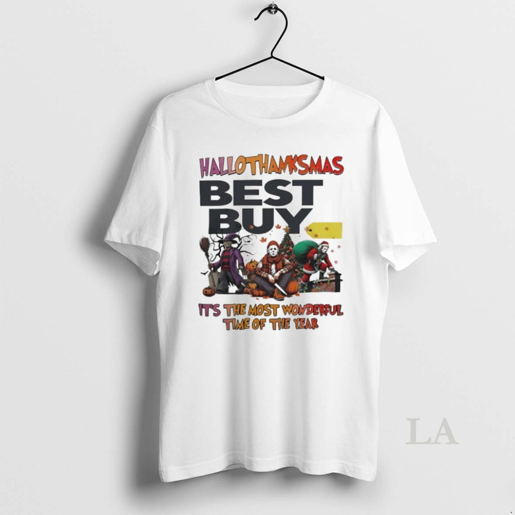 Original Hallothanksmas Best Buy Its The Most Wonderful Time Of The Year Horror Characters