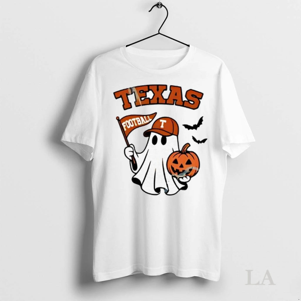 Original Halloween Ghost Texas Longhorns Football Flag Pumpkin Ladies