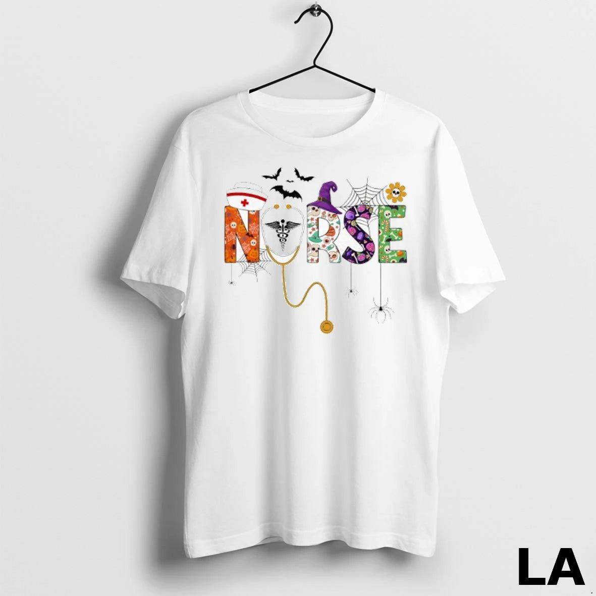 Original Halloween Nurse Life Funny Nursing Stethoscope Spooky Nurse Ladies