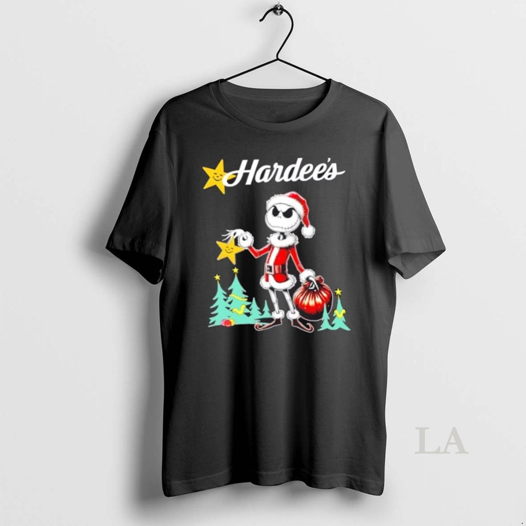 Original Hardees X Jack Skellington Santa Isnt Real Christmas