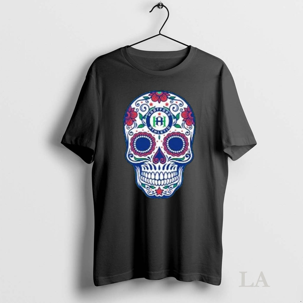 Original Hartford Heather Kelly Skull Long Sleve