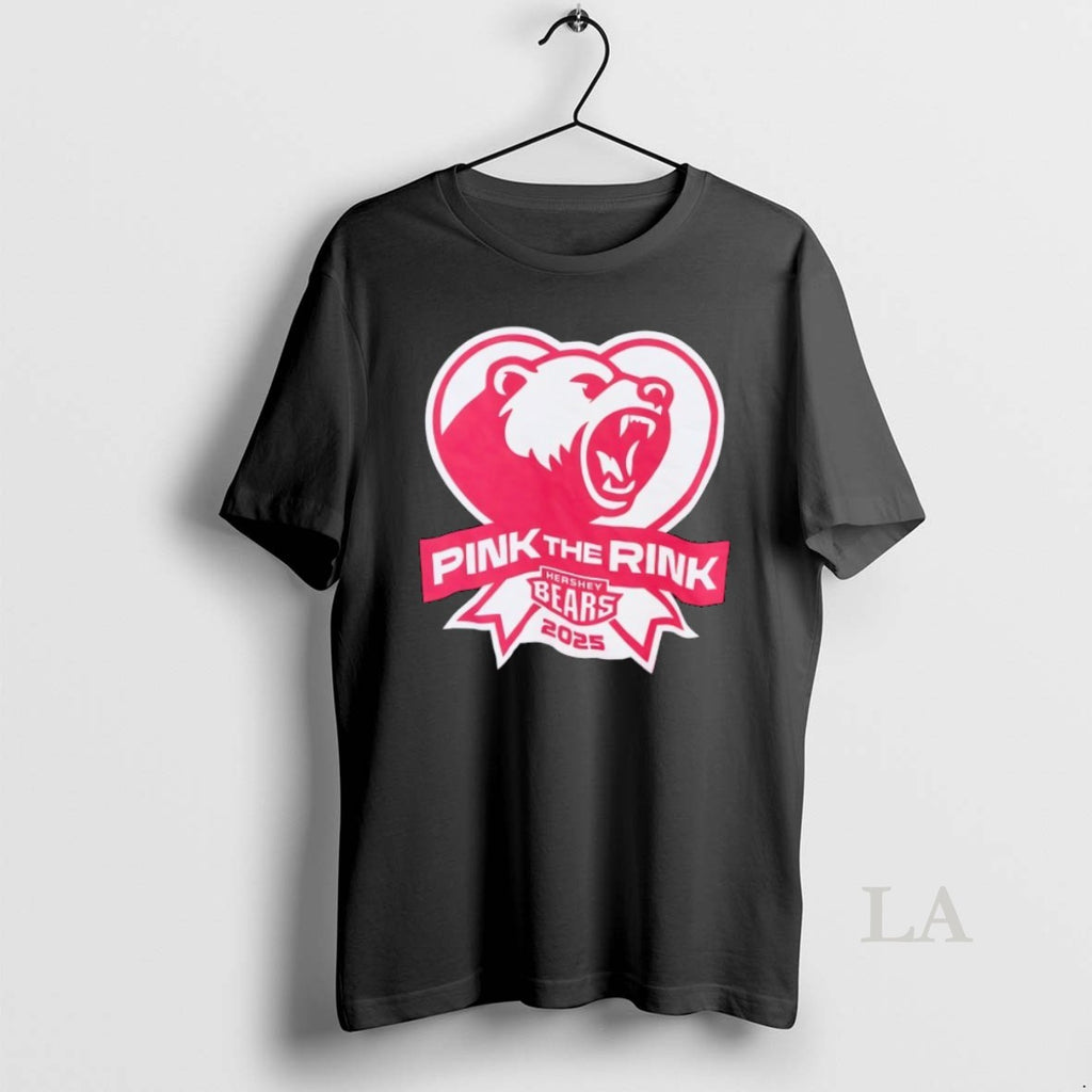 Original Hershey Bears Pink The Rink 2025 Logo