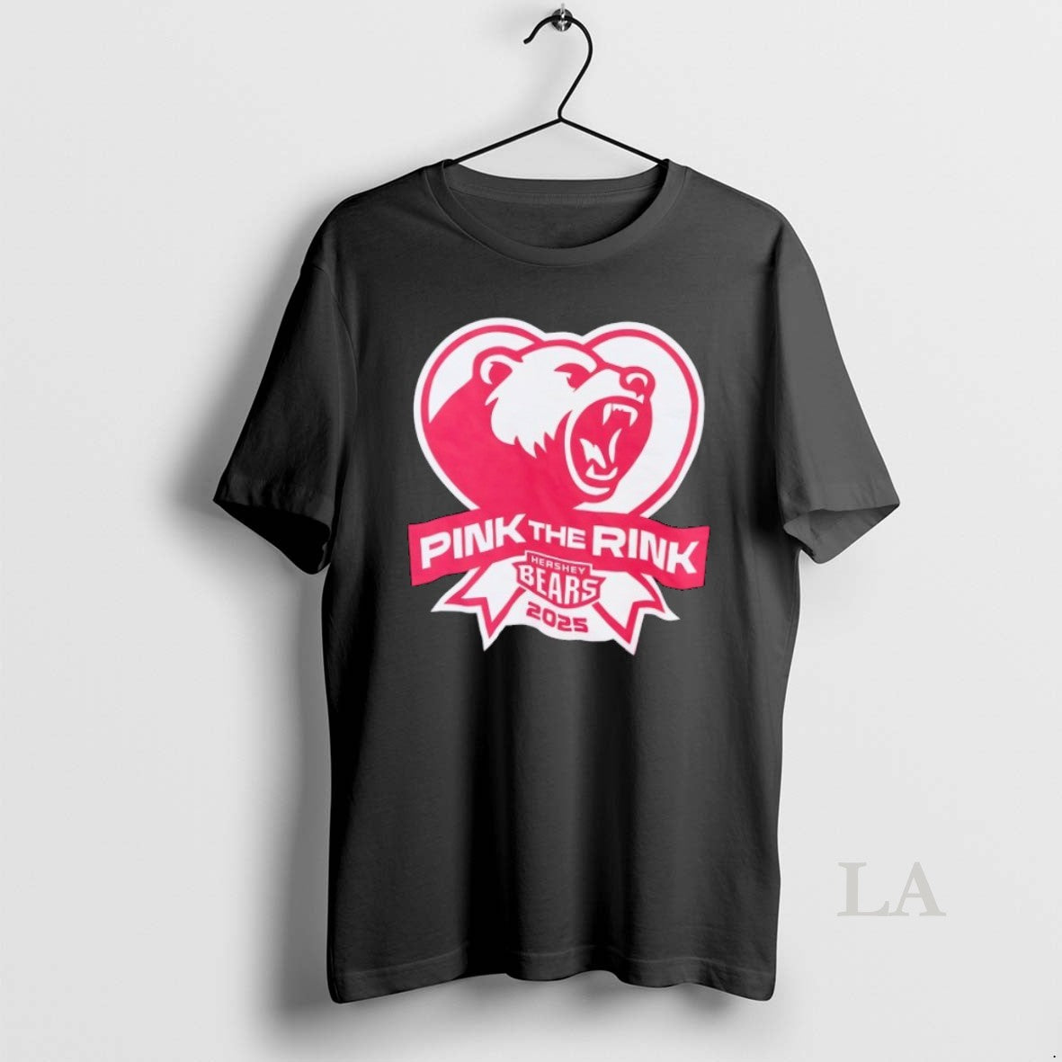 Original Hershey Bears Pink The Rink 2025 Logo