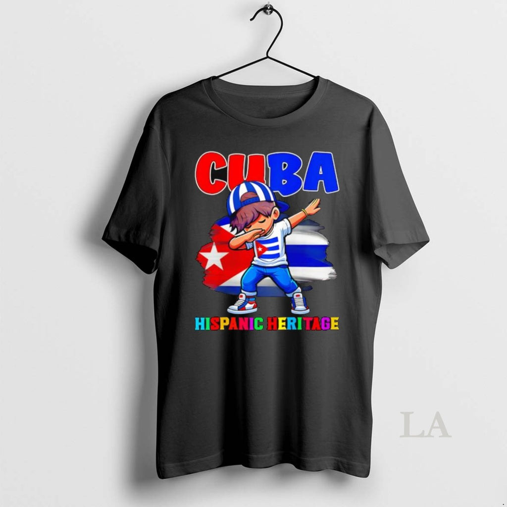 Original Hispanic Heritage Month Cuban Flag Cuba Dabbing