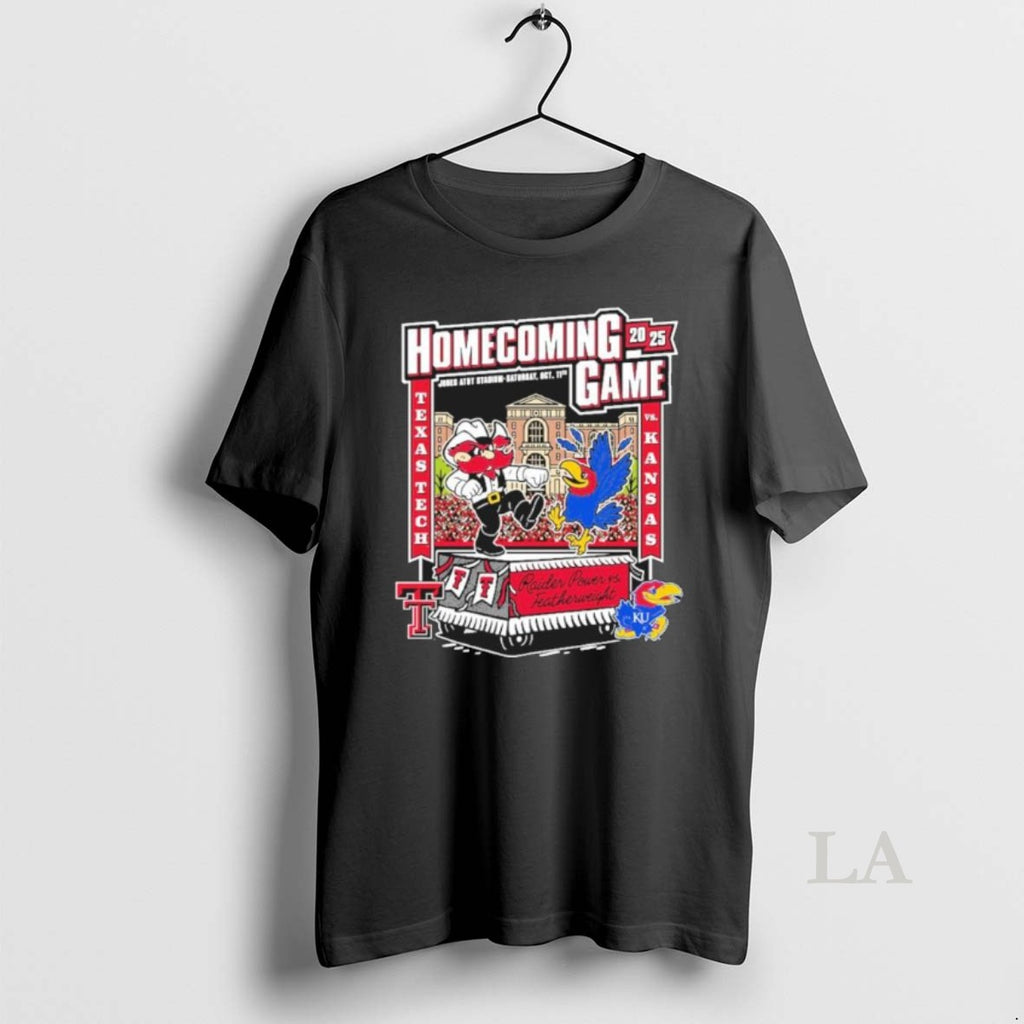 Original Homecoming Game 2025 Texas Tech Football Vs Kansas Jayhawks
