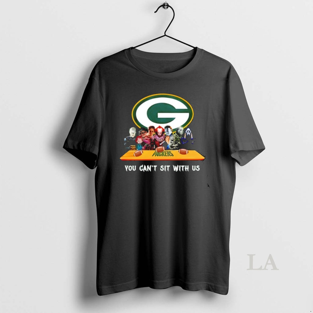 Original Horror Movie Characters You Cant Sit With Us Green Bay Packers Halloween