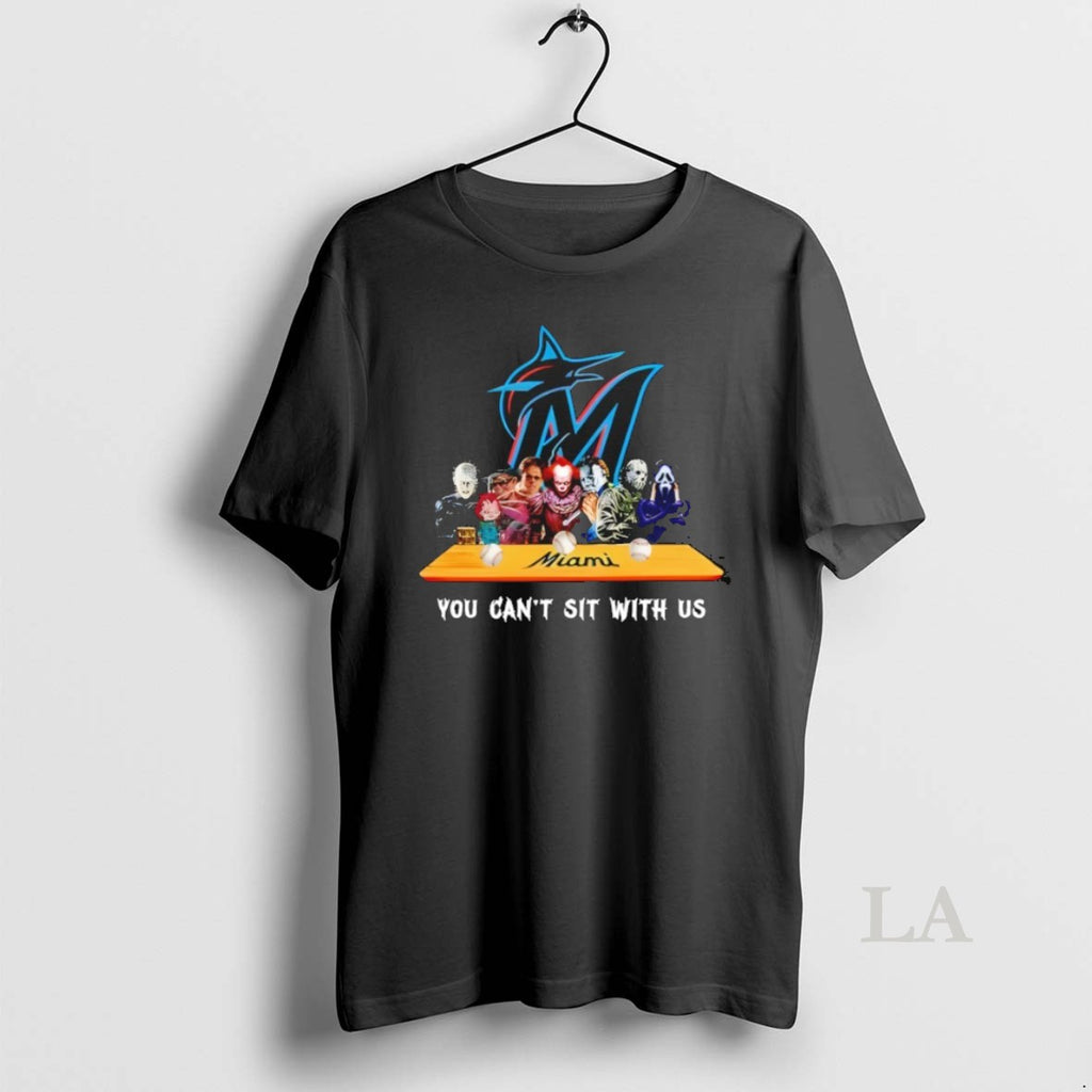Original Horror Movie Characters You Cant Sit With Us Miami Marlins Halloween