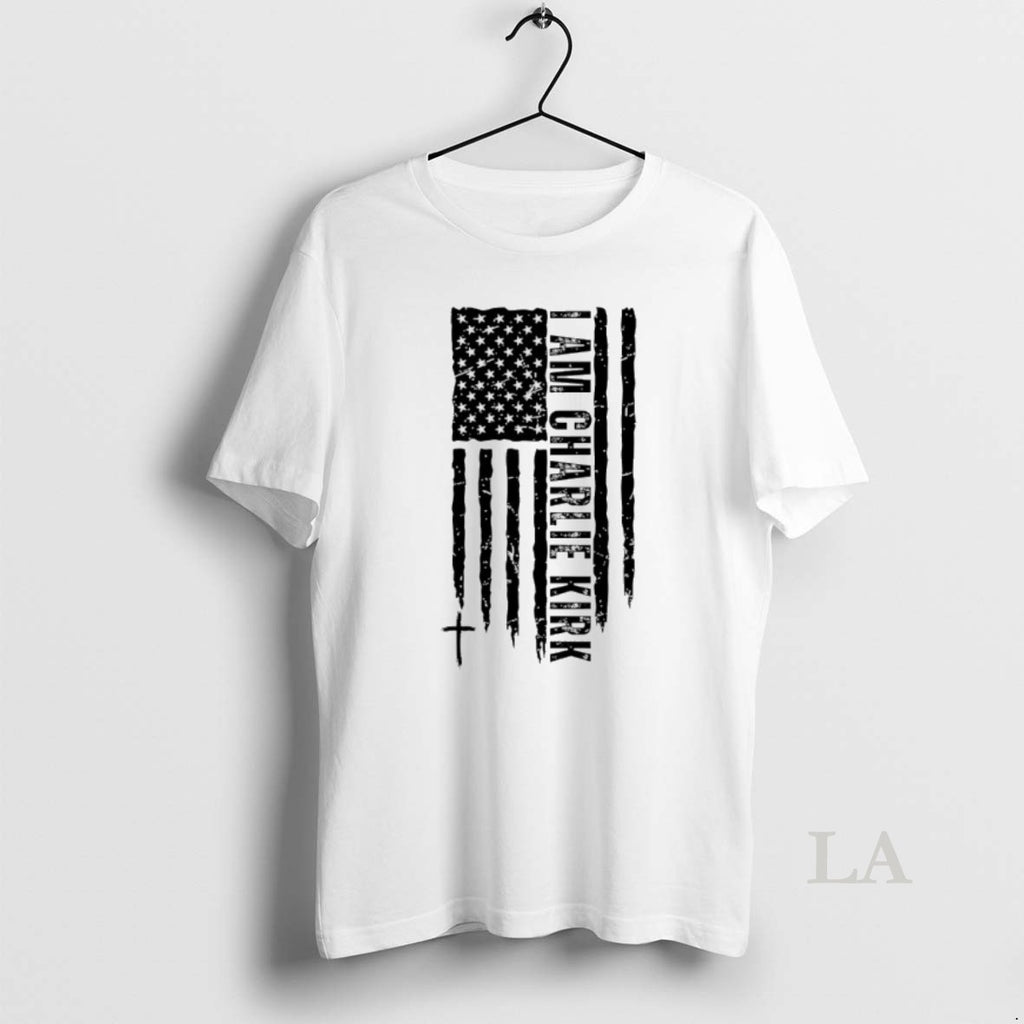 Original I Am Charlie Kirk American Flag