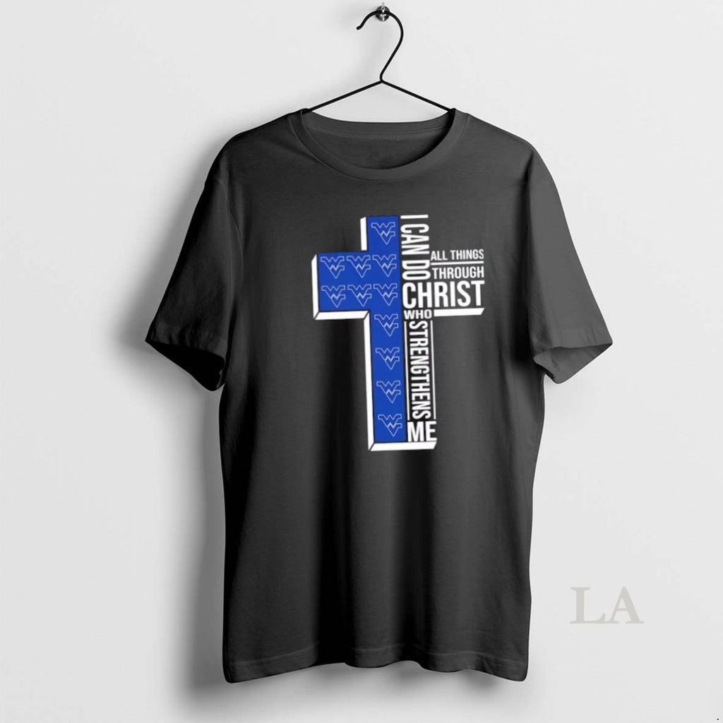 Original I Can Do All Things Through Christ Who Strengthens Me West Virginia Mountaineers Football