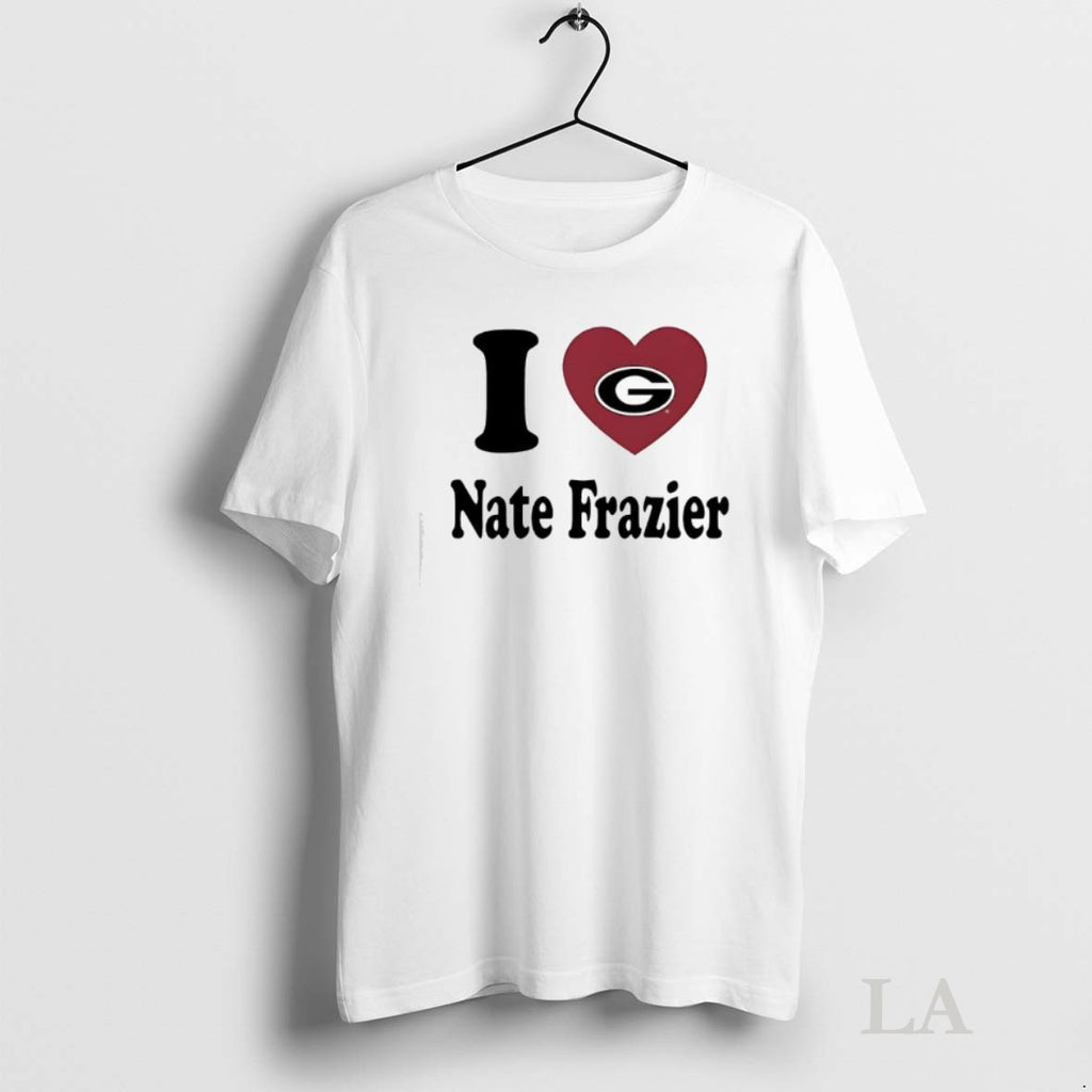 Original I Love Nate Frazier Georgia Bulldogs Football Logo