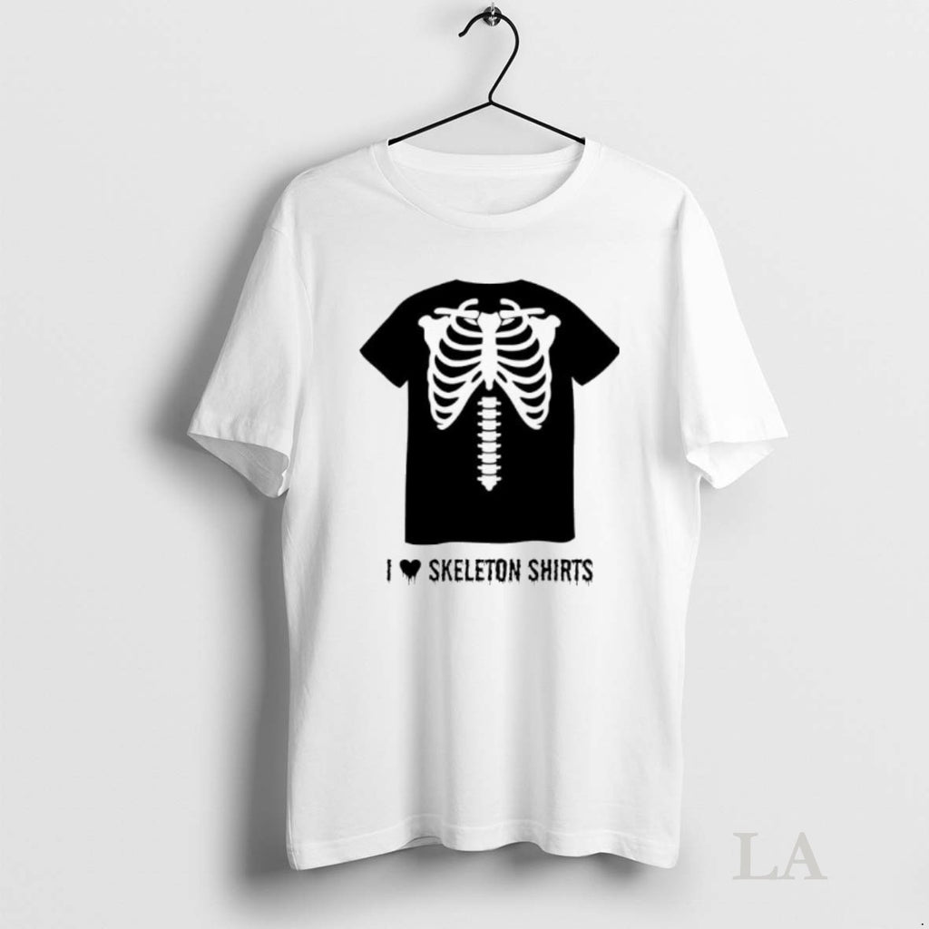 Original I Love Skeleton Shirts Heart