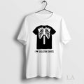 Original I Love Skeleton Shirts Heart