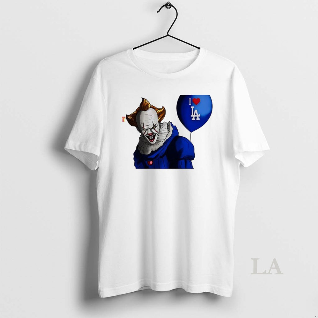 Original It Pennywise I Love Los Angeles Dodgers