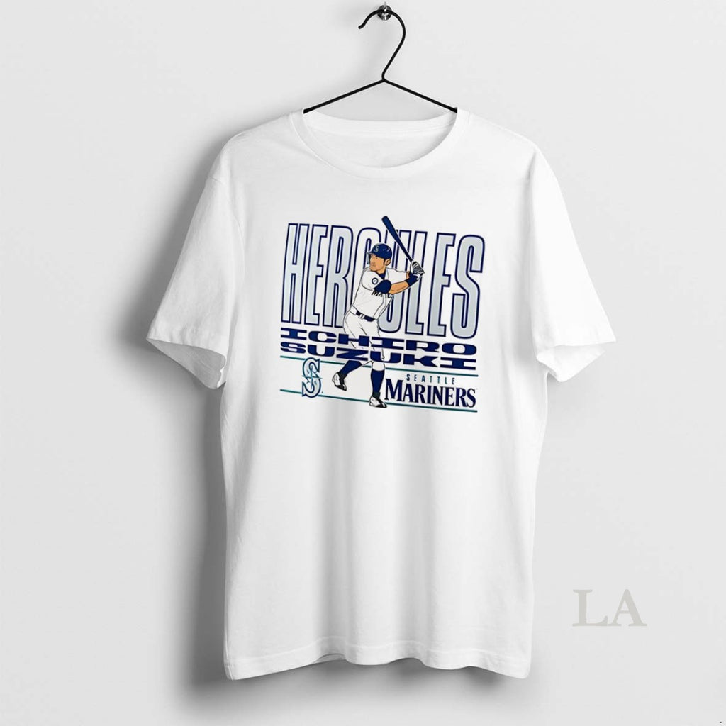 Original Ichiro Suzuki Seattle Mariners Baseball Cooperstown Player Graphic