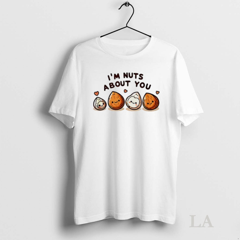 Original Im Nuts About You Cute Cartoon Nut Valentines Day