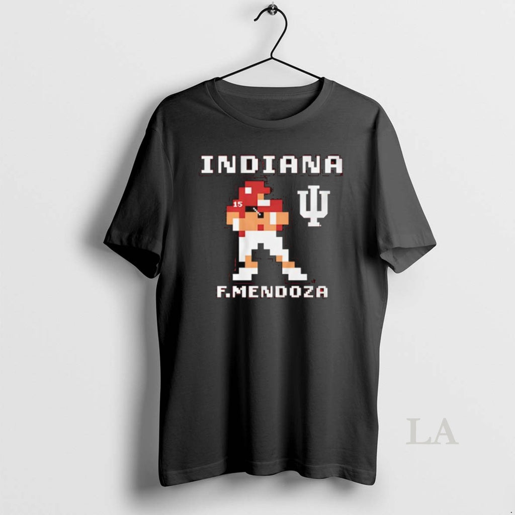 Original Indiana Football Fernando Mendoza Retro Baller Graphic