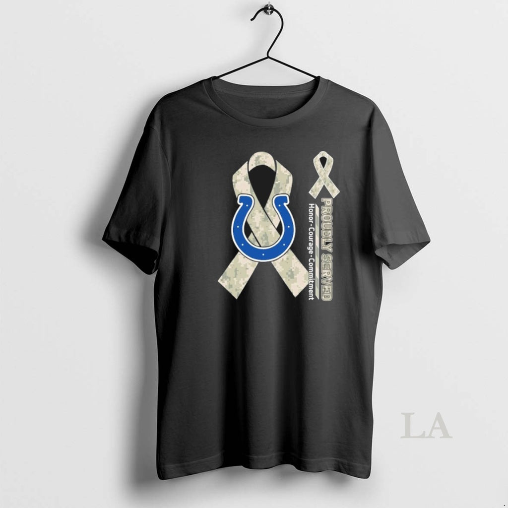 Original Indianapolis Colts Proudly Served Honor Courage Commitment