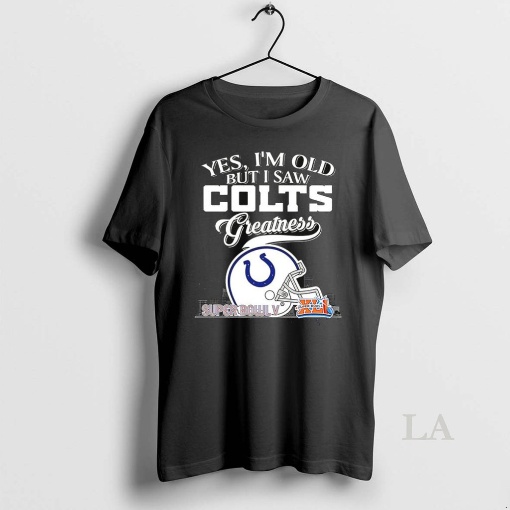 Original Indianapolis Colts Yes Im Old But I Saw Greatness Helmet Ceramic Ceramic And Classic