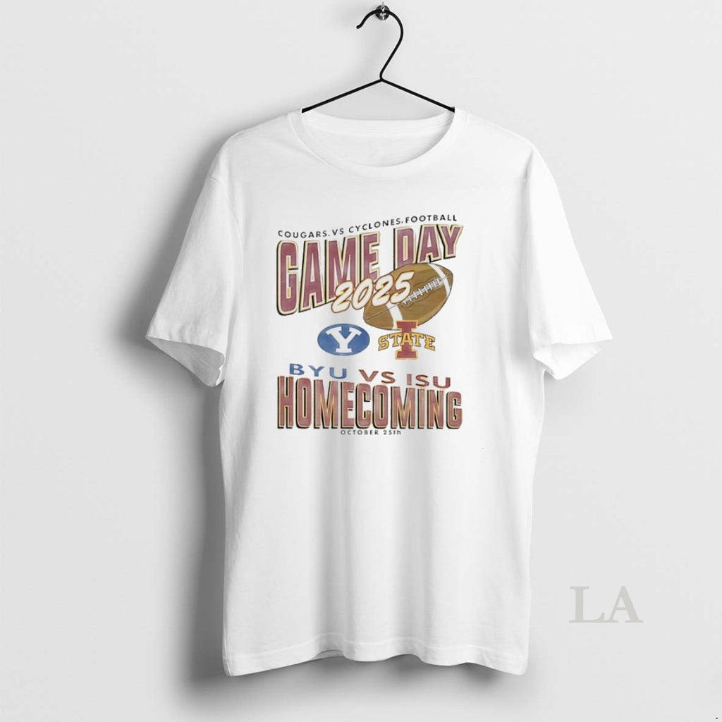 Original Iowa State Cyclones Vs Byu Cougars 2025 Game Day Homecoming