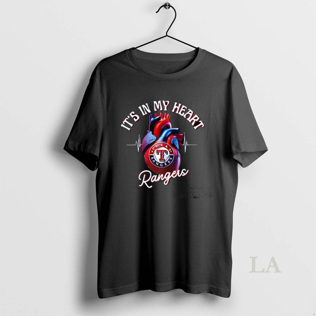 Original Its In My Heart Texas Rangers Baseball Lovers