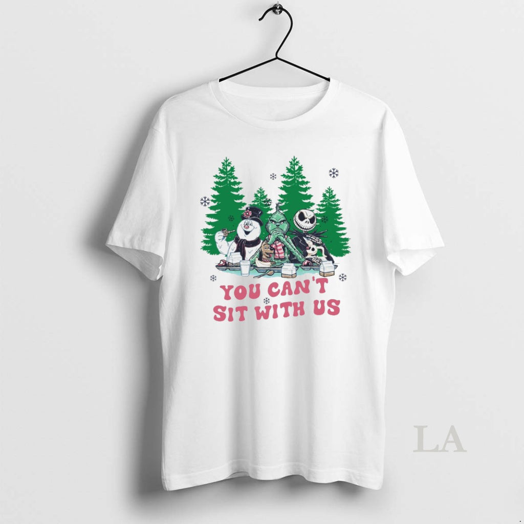 Original Jack Frost The Grinch Jack Skellington You Cant Sit With Us Christmas White