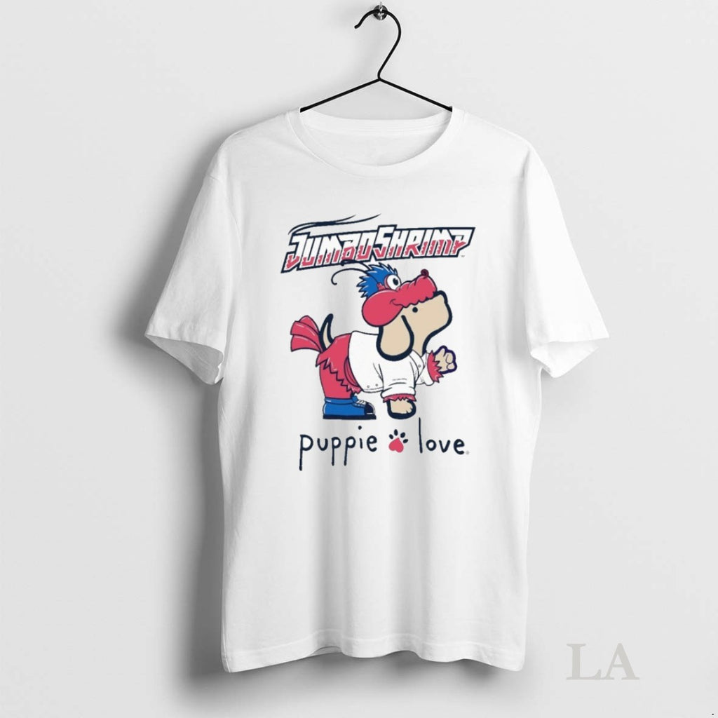 Original Jacksonville Jumbo Shrimp Puppie Love Mascot