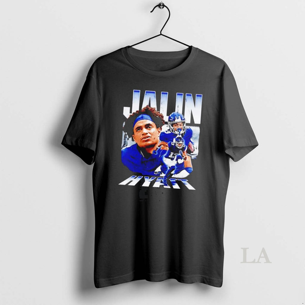 Original Jalin Hyatt Triple Player New York Giants