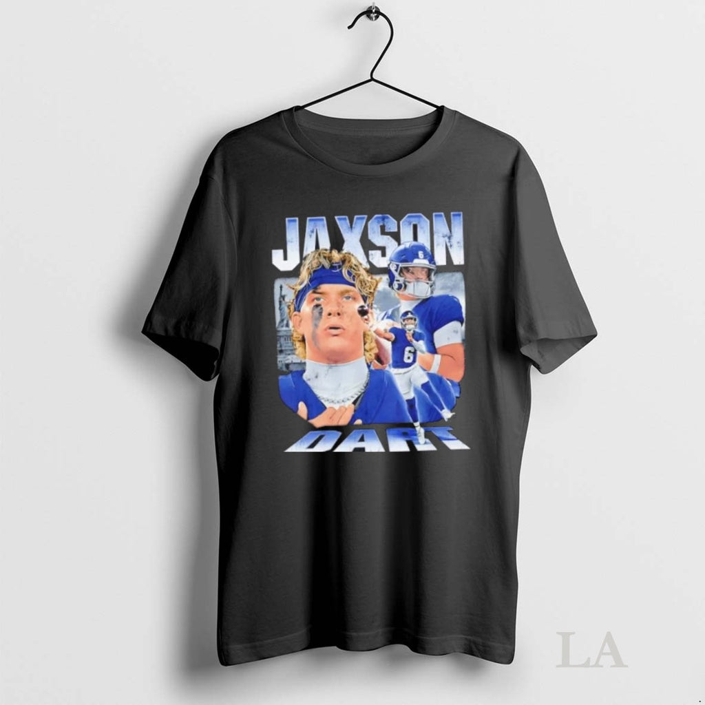 Original Jaxson Dart New York Giants Vintage Football