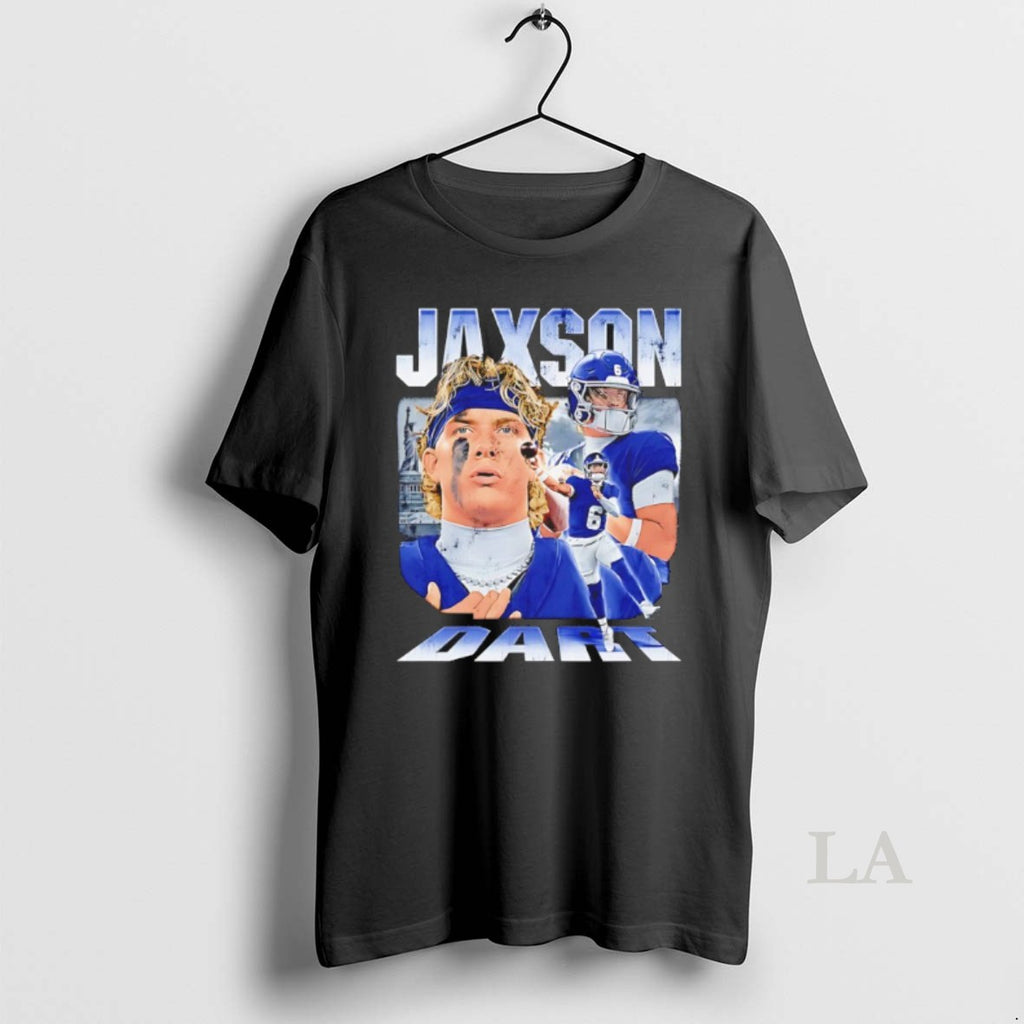 Original Jaxson Dart New York Giants Football Player Collage