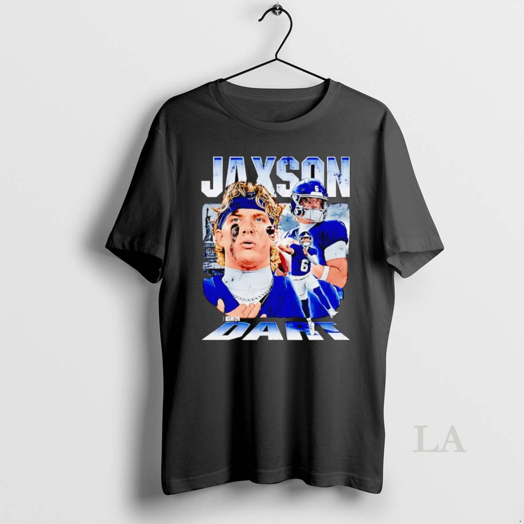 Original Jaxson Dart Triple Player New York Giants
