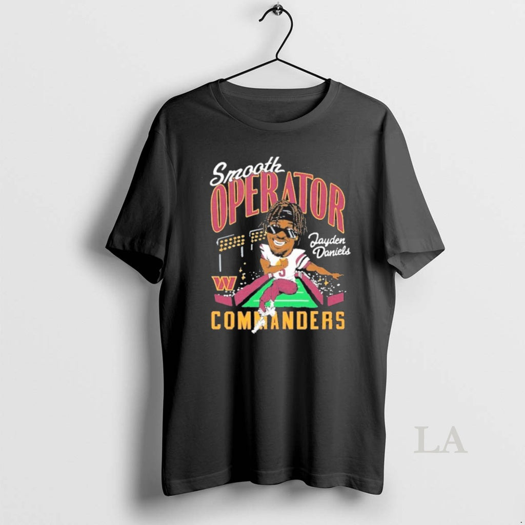 Original Jayden Daniels Washington Commanders Smooth Operator Caricature Player