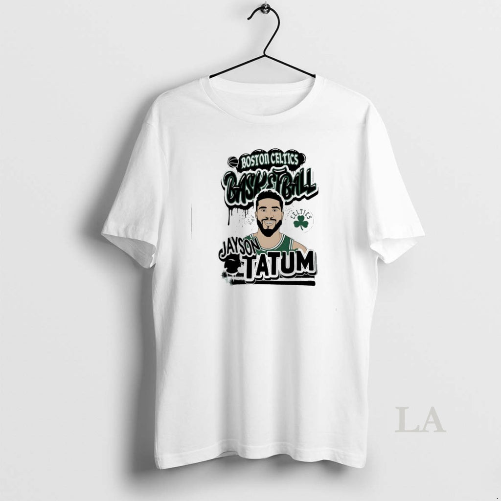 Original Jayson Tatum Boston Celtics Basketball Player Graffiti Graphic