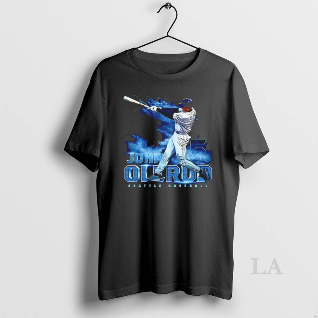Original John Olerud 5 Seattle Mariners Baseball Grunge Swing