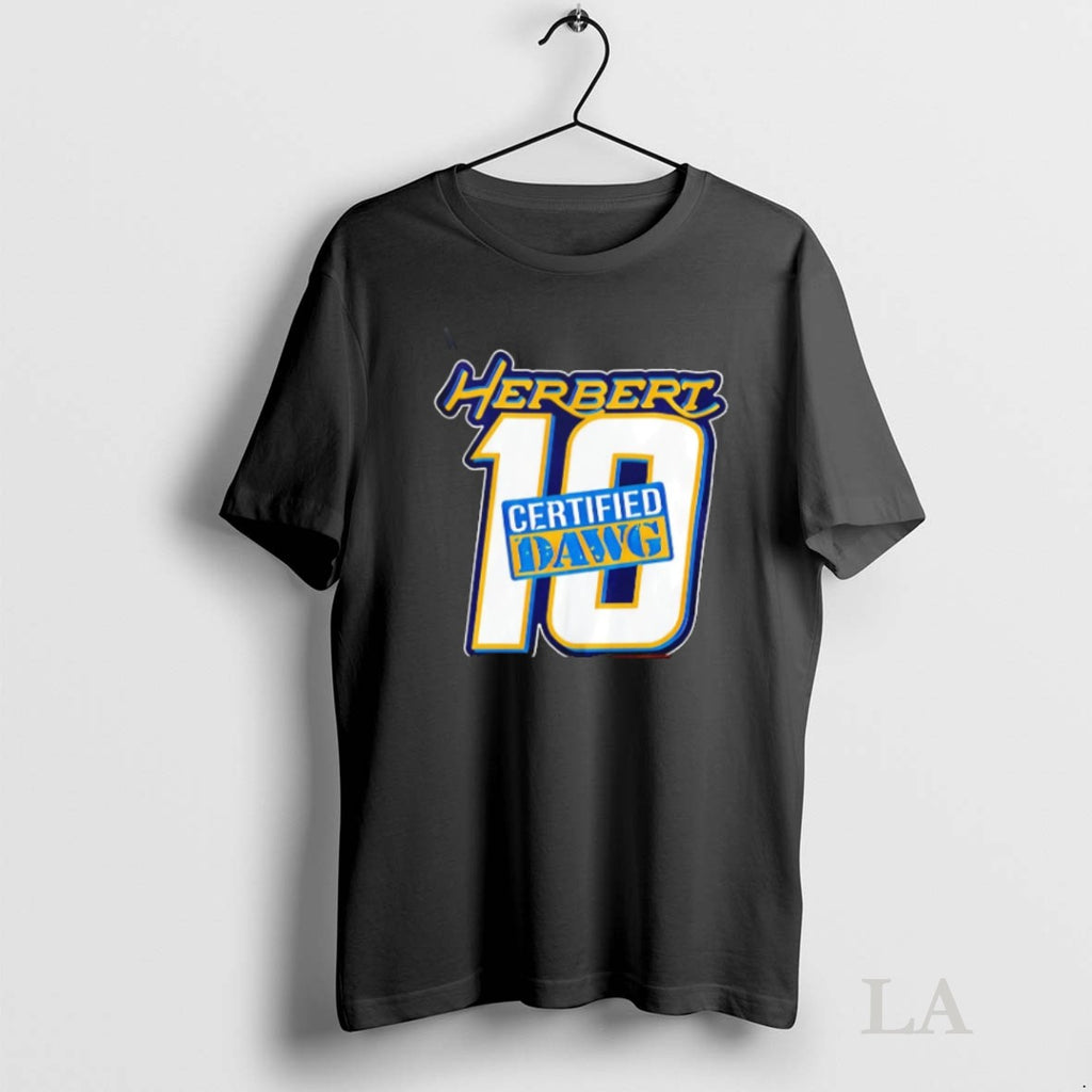 Original Justin Herbert Los Angeles Changers Herbert Certified Dawg