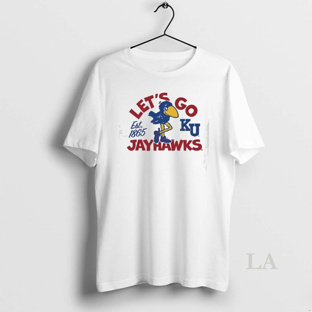 Original Kansas Jayhawks Lets Go Est 1865
