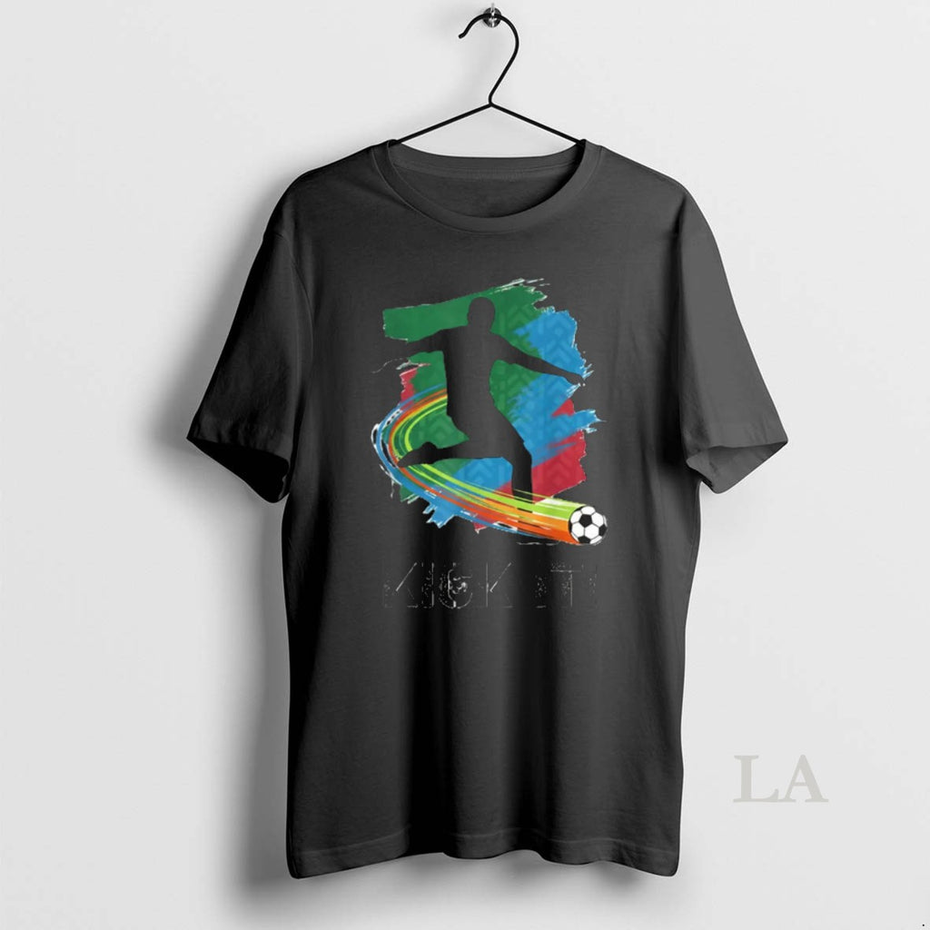 Original Kick It Soccer Player Silhouette