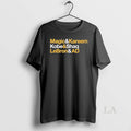 Original La Lakers Legends Ampersand Magic Kareem Kobe Shaq Lebron Ad