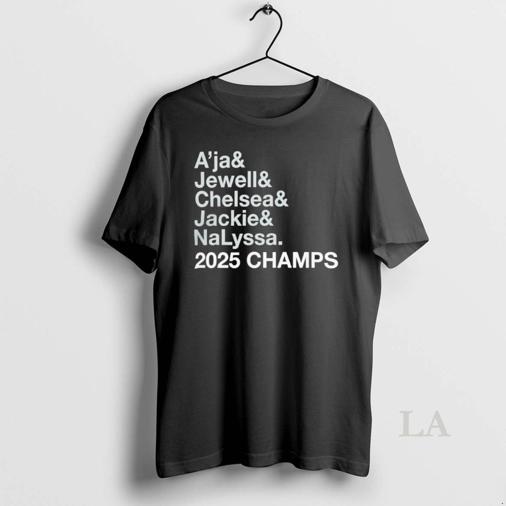 Original Las Vegas Aces Aja Jewell Chelsea Jackie Nalyssa 2025 Champs