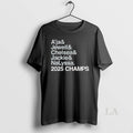 Original Las Vegas Aces Player Aja Jewell Chelsea Jackie Nalyssa 2025 Wnba Finals Champions