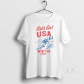 Original Lets Go Usa Winter Olympic 2026 Milano Cortina