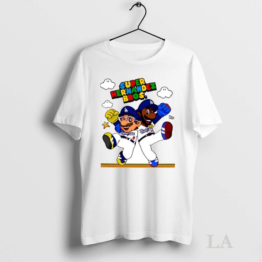 Original Lets Go Dodgers Super Hernandez Bros